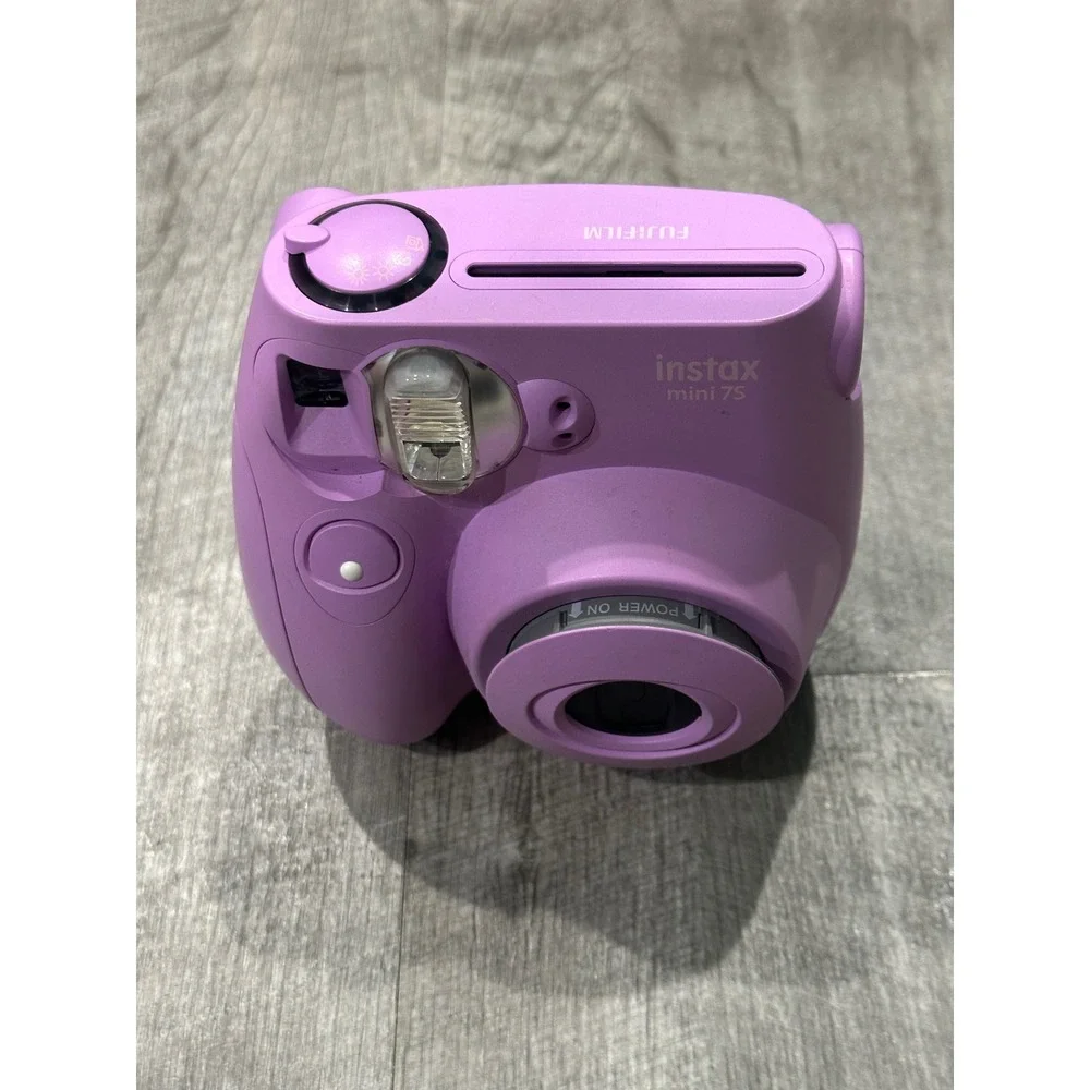Fujifilm Instax Mini 7S Instant Film Camera Purple Point and Shoot